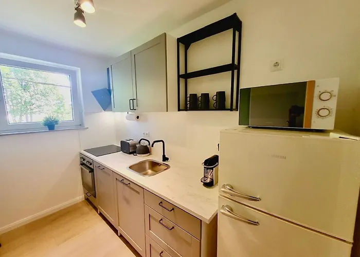 Apartment Genter Base - Self Check-in, Smart-tv, Balkon